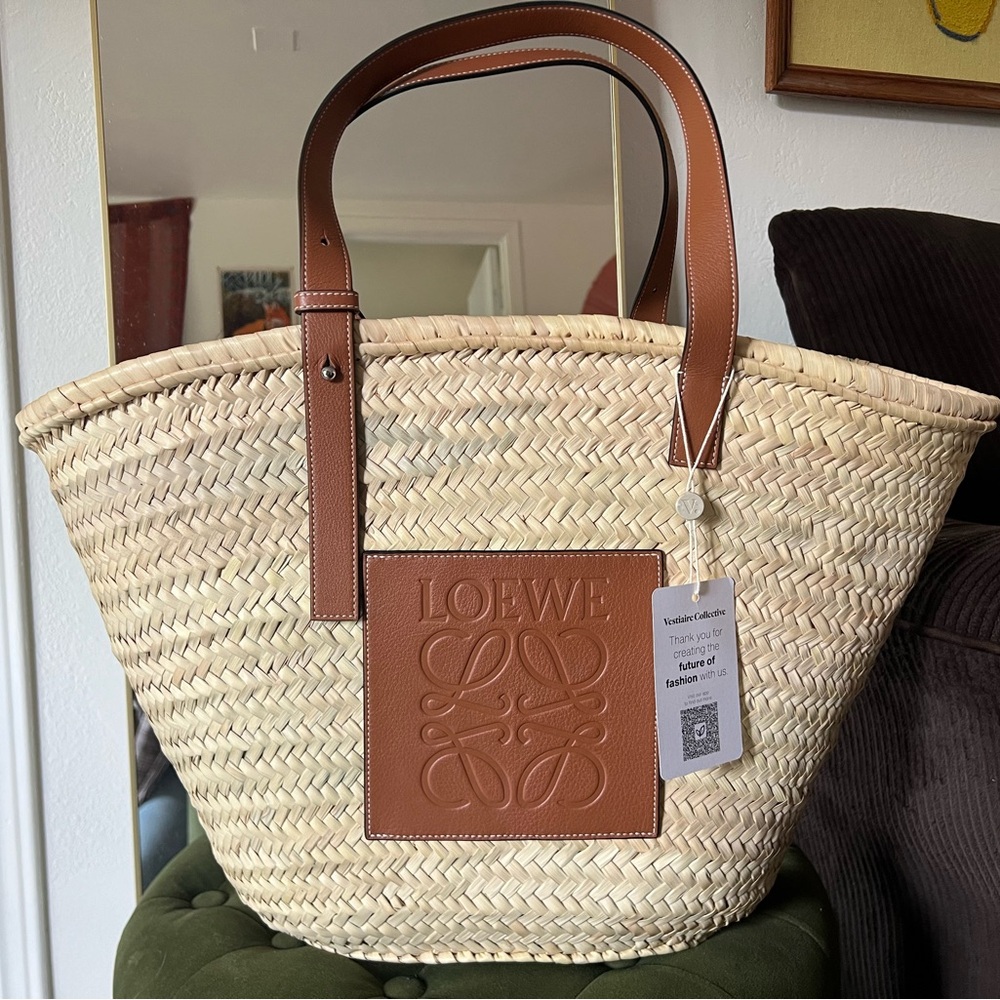 Large Loewe basket tote bag